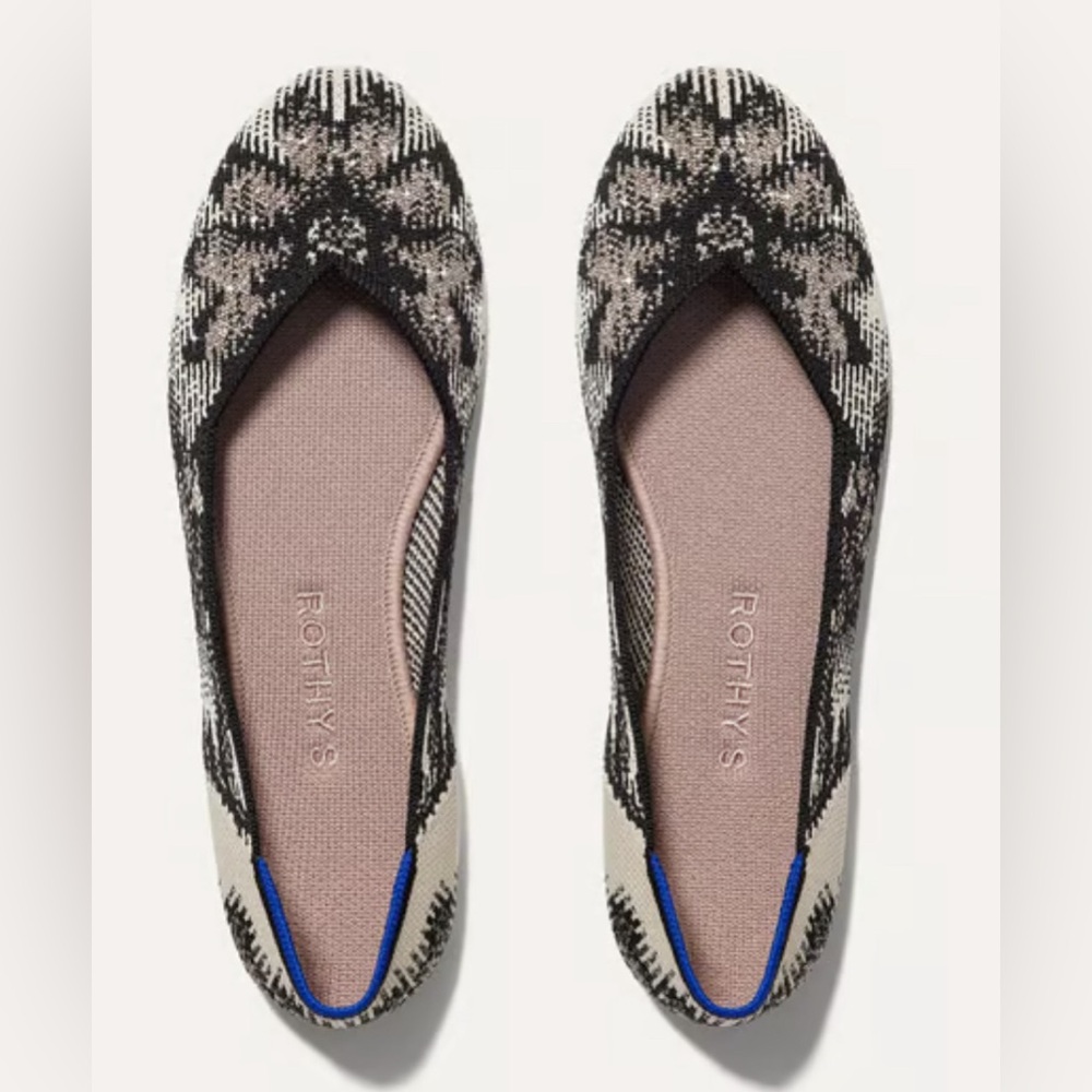 Rothy’s Moonstone “The Flat” size 6 - like new (worn once)